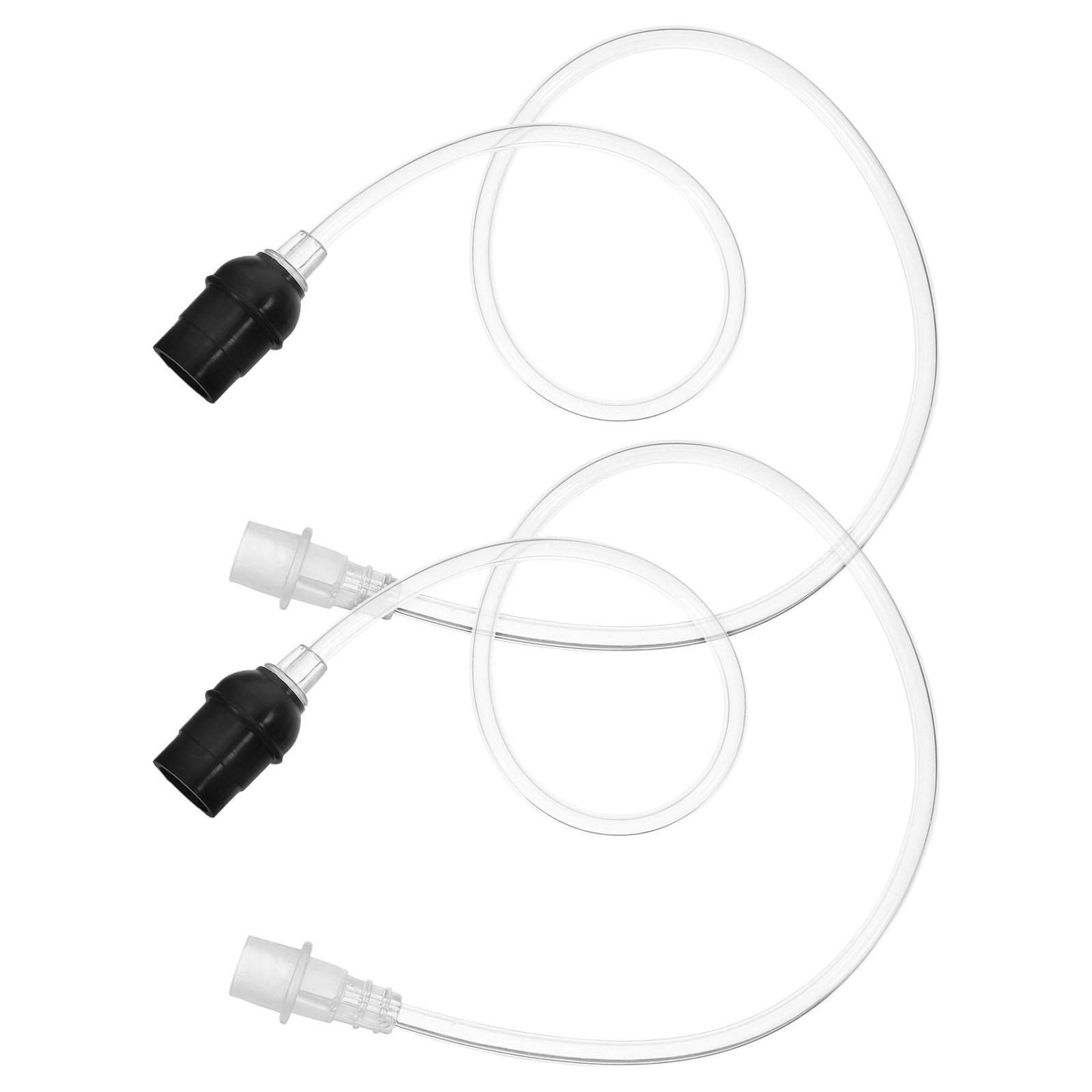 2 個真空カッピング交換用延長チューブ透明フレキシブルハンド - Flexible Hose Braided のレビューと価格