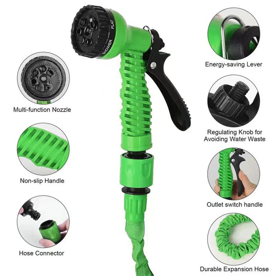 25FT-200FT 拡張可能なマジックホース、軽量設計、耐 - Flexible Hose Braided のレビューと価格